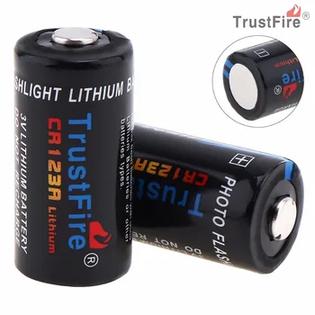 TrustFire 4pcs/veliko CR123A 3V 1400mAh Visoko zmogljiva Litijeva Baterija z Varnostno izpustni Ventil za Svetilko / Žaromet / Kamera