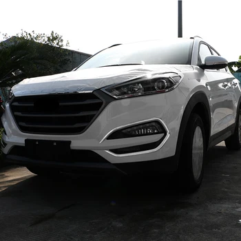 Za Hyundai Tucson 2016 2017 2018 ABS Chrome Spredaj Glavo Foglight Žarnico Vstavite Okrasimo Modeliranje Zajema Trim Styling 2pcs
