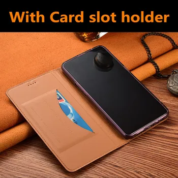 Pravega Usnja Flip Case Za Kartico Sim Tulec Za Samsung Galaxy Note 10 Plus/Galaxy Note 10 Lite/Galaxy Note 10 Telefon Primerih