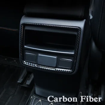 Avto Styling Zadaj ABS klimatska naprava vtičnico, okrasnimi bleščicami Zadaj Vtičnico Dekoracijo Okvir Kritje Za Subaru Gozdar SK 2019