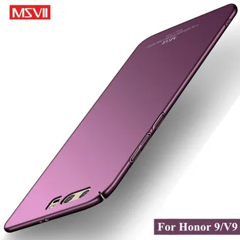 MSVII Coque Za huawei honor 9 Primeru Za Huawei Honor 9 lite Popolno zaščito Trdega PC Hrbtni Pokrovček Za huawei honor V9 Primeru telefon