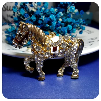 Nosorogovo 3D Design Konj Ključnih Verige Darilo Pripomoček za Modno Torbico Dekoracijo Ornament