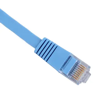 Visoka Kakovost 1pcs Super Visoke Hitrosti RJ45 CAT6 8P8C Ravno Ethernet Obliž Omrežja Lan Kabel 0,5 m Kabel Ethernet Omrežni Kabel