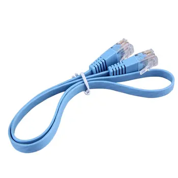 Visoka Kakovost 1pcs Super Visoke Hitrosti RJ45 CAT6 8P8C Ravno Ethernet Obliž Omrežja Lan Kabel 0,5 m Kabel Ethernet Omrežni Kabel