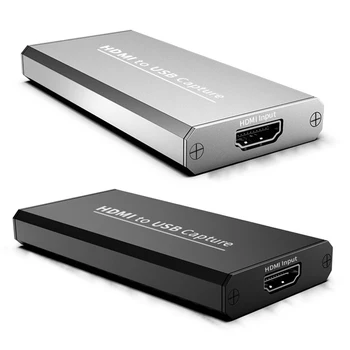 4K USB HDMI Diktafon Kartico 1080P HD Video Snemalnik HDMI USB Video Snemalnik Kartico Grabežljivac za Sprejemnik Gaming Živo