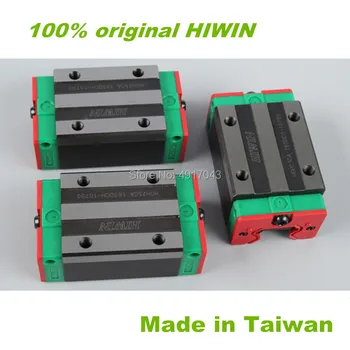 Prvotne HIWIN 2pcs HGR20 200 300 400 500 600 mm Linearni Guide rail + 4pcs HGH20CA HIWIN Prevoz za cnc deli