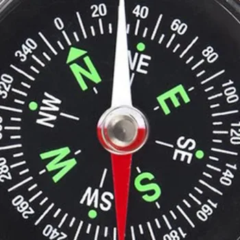1PC Prenosni Mini Natančno Kompas Praktično Guider za Kampiranje, Pohodništvo Severni Navigacija Preživetje Gumb Kompas Design