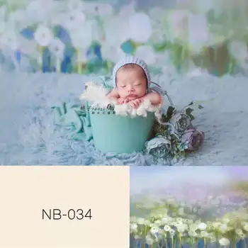 Fotografija Ozadje Foto Ozadje Fotografijo Ozadja za Photo Studio Photo Booth Baby Tuš Novorojenčka Pomlad Zeleno Cvetje