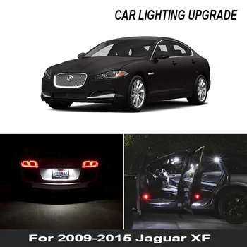16x Canbus Avtomobilske Pribor LED Notranja Svetila Komplet Za 2004-2008 Jaguar XJR Zemljevid Dome Prtljažnik Vrata registrske Tablice Lučka