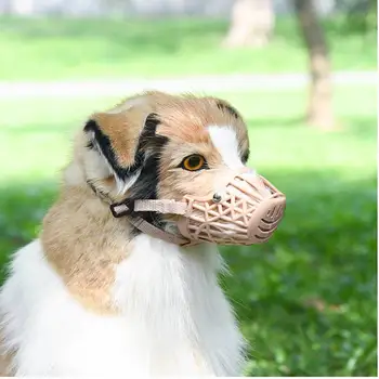 7 Prilagajanje Velikosti Ljubljenčka Psa Gobec Močne Plastične Psi Gobec Košarico Design Anti-grizenje Trakov Masko Pes Anti-Lubje Žvečiti Muzzles