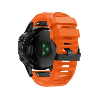 NOVO Silikonsko 26 mm Hitro Sprostitev Watchband Wriststrap za Garmin Fenix 3 3HR 5X 5X plus 6X 6X Pro Watch Easyfit Watch manžeta