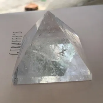 500-600 g Velikosti Naravna Jasno, bela Quartz crystal piramida zdravljenje fengshui kristali za dom dekoracija