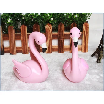 Ustvarjalne Roza Swan Avto Dekoracijo Flamingo Moda Srčkan Avto Sredinski Konzoli, Avto Okras Ženske