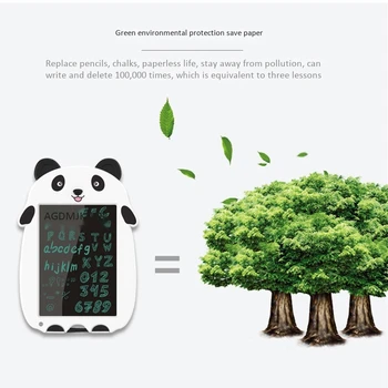 8.5 Palčni Risalno Desko Panda Pisanje Odbor LCD Elektronski Risalno Desko Risanka Smart Board za Otroke