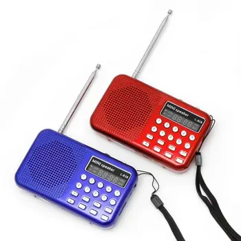 2021 Novi Mini LCD Digitalni FM Radio, USB TF Kartice Zvočnik MP3 Predvajalnik Glasbe