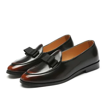 Moški čevlji luksuzne blagovne znamke usnje kača kožo ribe obleko pisarna obutev loxford čevlji za moške vožnjo čevlji M278