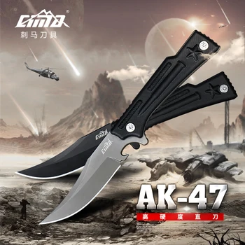 CIMA AK47 Survival Nož Vojske Lov Trdoto Ravne Noži Bistveno orodje Za samo-obrambo Prostem Dropshipping