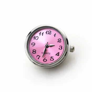 Vroče prodajo 10pcs/veliko roza watch pripni gumb izmenjave snaps čare DIY Zapestnica&bangles Ingver snap 18 mm nakit