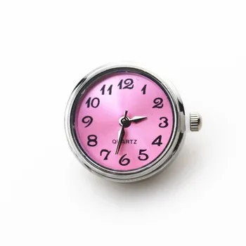 Vroče prodajo 10pcs/veliko roza watch pripni gumb izmenjave snaps čare DIY Zapestnica&bangles Ingver snap 18 mm nakit