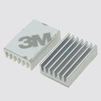 Gdstime 30pcs 20x14x6mm Aluminija Heatsink Radiator IC LED hladilnega telesa Hladilni Ventilator Hladilnika za Čip Elektronski 20 mm 14 mm 6 mm
