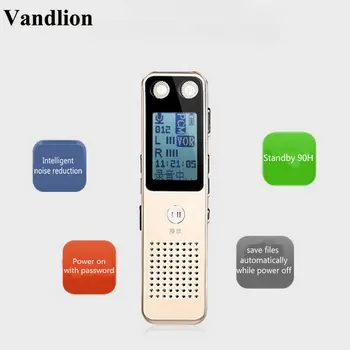 Vandlion V19 Profesionalni Prenosni Mini Digital Audio Snemalnik 8GB Dictaphone Stereo Predvajalnik Glasbe USB Pen Diktafon