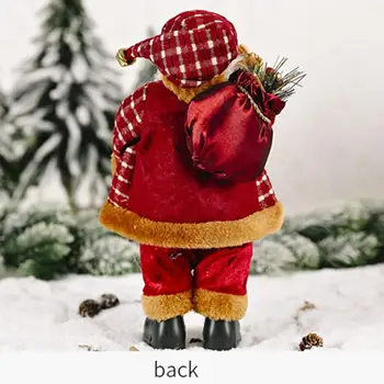 1 PC Božič Santa Claus 30 x 20 cm Santa Claus Figur 4 Stilov Santa Clause Okraski za Božična Darila, Božični Doma Dekor