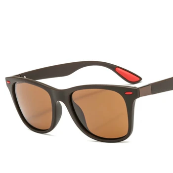 Vroče Prodaje Polarizirana sončna Očala Moški Ženske Klasičnih Kvadratni Plastični Vožnjo sončna Očala Moški Modni Črni Odtenki UV400