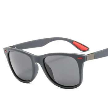 Vroče Prodaje Polarizirana sončna Očala Moški Ženske Klasičnih Kvadratni Plastični Vožnjo sončna Očala Moški Modni Črni Odtenki UV400