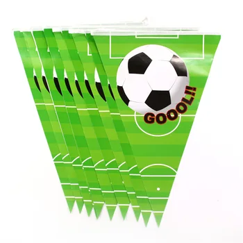 1set Nogomet tema Banner vključno 10pcs Zastavo Stranka Vesel Dobave Rojstni Dekoracijo Nogomet Fans Svetovni Pokal v Korist