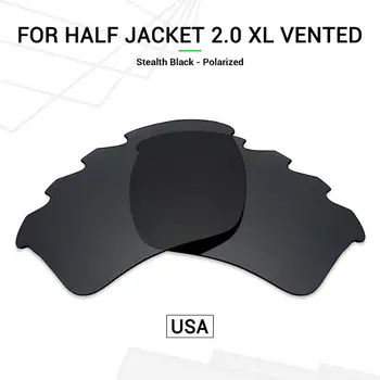 Mryok POLARIZIRANA Zamenjava Leč (iz ZDA) za Oakley Pol Suknjič 2.0 XL Odvajati sončna Očala Stealth Črna