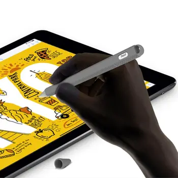 Tablični Dotik, Pisalo Zaščitni Pokrov Primeru Torbica Mehka Silikonska Nasveti Skp Rokavi Anti-Slip za Apple Svinčnik 2