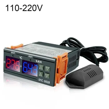 1Pcs 12V/24V/220V STC-3028 Temperaturni Regulator Termostat Vlažnost Higrometer STC-1000 Termometer Nadzor Krmilnik B6Z9