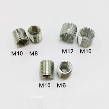 5pcs M6 M8 znotraj nit pretvori v M10 M12 zunaj vijaki, sorniki ac vijak vijak 1mm igrišču