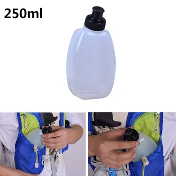 250 ml Steklenico Vode Šport Plastična Steklenica za Tekočo Vodo za opasač Vrečko