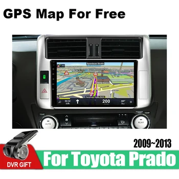 ZaiXi Android Avto GPS Multimedia Player Za Toyota Land Cruiser Prado 150 2009~2013 avto Navigacija radio, Video, Audio Avto Player