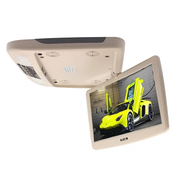 12 Inch Avto Monitor Strešni Nosilec Flip Navzdol TFT LCD Monitorji Avtomobilska Notranja Oprema