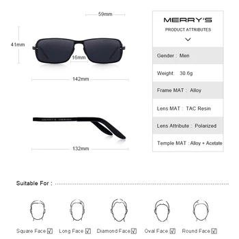 VESEL JE Oblikovanje Novih HD Polarizirana sončna Očala Moških Potovanja Vožnjo sončna Očala CR39 Leče UV400 Zaščito S8722