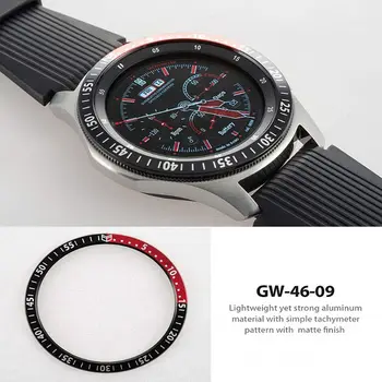 Anti-scratch Kovinski Okvir Tesnilo Lepilo Zajema Zamenjavo za Samsung Galaxy Watch 46MM Prestavi S3 Meje in Klasičnih Pametno Gledati