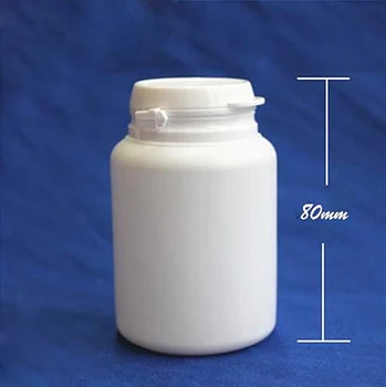 20pcs 100 ml Bele Barve PE Ksilitol Steklenico, Gumi Skladišče, Tablete/Prašek/Kapsulo Steklenice, iz Plastičnih mas za Pakiranje Steklenic z Solzenje Kape
