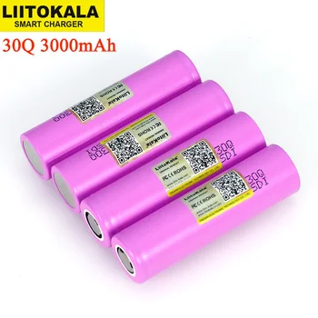 Liitokala 3,7 V 18650 Original ICR18650 30Q 3000mAh litijeva baterija za ponovno Polnjenje Praznjenje 20A 15A Baterije