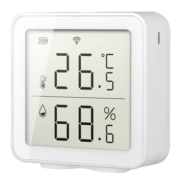 WiFi Temperatura Vlažnost Spremljati Brezžično Smart Zaprtih Termometer, Higrometer ,Dela z Alexa googlova Domača stran