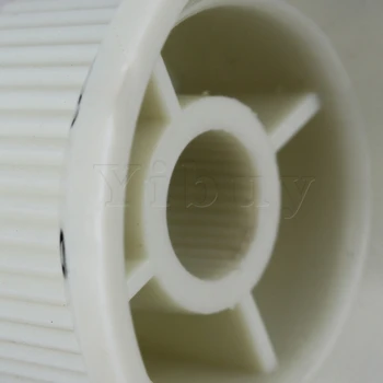 Yibuy5.5 Dia Luknjo Plastičnih Električna Kitara 50Volume 100Tone Nadzor cilinder NLP Koča Bell Gumbi s Črnimi Številkami Lestvici