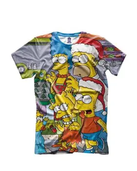 T-shirt Simpsons s polno tiskanja № 22, 26, višina 98-104